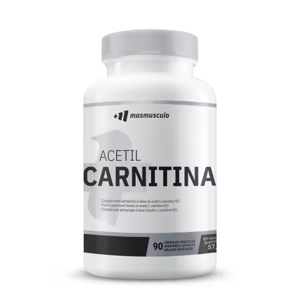 Acetil L-Carnitina 1500 mg - 90 Cápsulas Vegetales de MM Supplements - 1