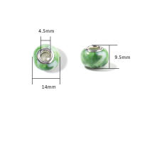20Pcs Cuentas De Resina Estilo Pintura Chino Dos Colores Mezcladas Colgantes Sueltos Para Suministros De Joyería DIY Pulsera Cadena De Teléfono - details 0