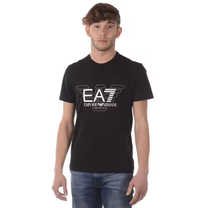 Emporio Armani EA7 Camiseta Algodón Hombre Negro 3 ZPT45PJ30Z 1200 - 1