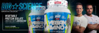 VEGAN AMINO PLUS 1KG COOKIES & CREAM - Big / Oreo  Baja en azúcares  Proteína vegetal  Alta calidad  Real vegan amino - details 1