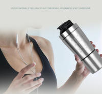Botella De Deporte Con Mezclador De Acero Inoxidable Y Vacío Capacidad De 501ml-600ml Kettle Desmontable Para Proteína Whey Y Bebida Al Aire Libre - details 8