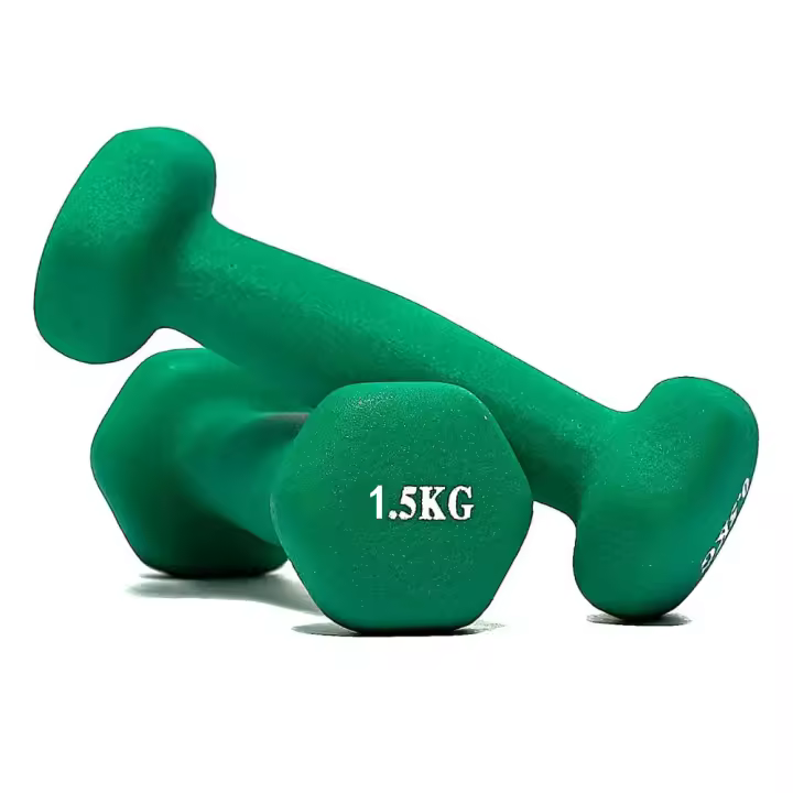 ALLINLIFE MANCUERNAS CON RECUBRIMIENTO DE NEOPRENO (SE VENDEN POR PAR Y JUEGO),1KG, 1.5KG, 2KG, 3KG, 4KG, 10KG, 12KG, PARA GIMNASIO EN CASA - 1