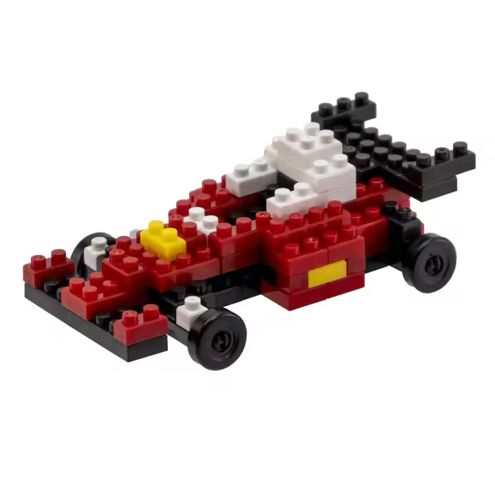 PLAYZOCO Bloques de construcción diseño Coche Formula 1, Kit de construcción de Formula 1, Set de Bloques Vehiculo de Formula 1, Juguetes de construcción, Juguetes Aprendizaje, A Partir de 8 años - 1