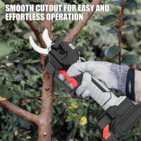Tijeras de podar eléctricas de 1000W, 50mm, podadora inalámbrica sin escobillas, herramienta cortadora de ramas de árboles frutales para jardín con 2 uds de batería - details 6