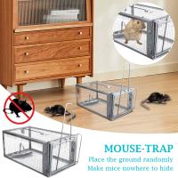 Trampa Automática Para Rattos En Casa Caja De Hierro Para Cazar Ratones Gran Tamaño Adecuada Para Adultos Sin Químicos Peligrosos - details 7