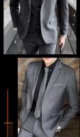 Traje De Boda Italiano Estilo Nuevo 6XL Para Hombre Conjunto De 3 Piezas (Chaleco + Chaqueta + Pantalones) Moda Negocios Formal - details 8