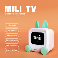 Luz Nocturna Mini TV De Moda Decoración De Escritorio Bluetooth Wifi Control Inteligente Fotos DIY Música Regalos De Navidad - details 7