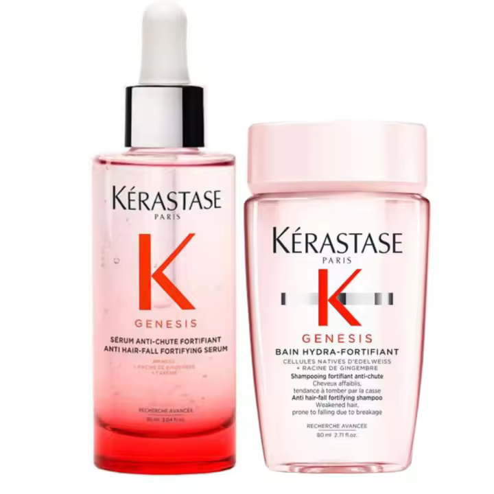 Pack Kérastase Genesis Anticaída – Rutina Fortificante con Sérum Anti-Chute 90ml y Champú Bain Hydra-Fortifiant 80ml - 1