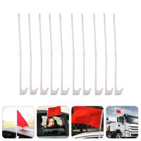 10 Pcs Soporte De Bandera Para Ventanas De Coche Antena Plástica Para Marco De Vehículo Soporte De Festival Y Bandera Nacional - details 2