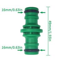 Conector Rápido ABS Para Riega Jardín 1/2'' Doble Macho Adaptador Extensor Para Tubo Y Tubo Set De Adaptadores De Agua Para Jardín - details 2