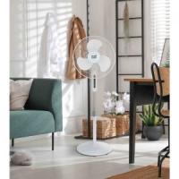 FABRILAMP Ventilador de Pie Etesio - Blanco - 3 Velocidades - 40W - Oscilante - details 0