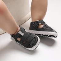 Zapatillas De Bebé Para Primeros Pasos Niños Y Niñas Algodón Transpirable Verano Playa Moda Suela Suave Sandalias Comienzo Del Caminar - details 8