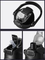 Termo Portátil De Acero Inoxidable 304 Taza Termal Con Pajita Para Deporte Botella De Agua Fría Y Caliente Con Aislamiento De Vacío - details 6