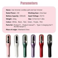 Cortador De Cabello Eléctrico Automático 2 En 1 Control De Borde Multifuncional Recargable Por Tipo C Cortador De Punta De Cabello - details 1