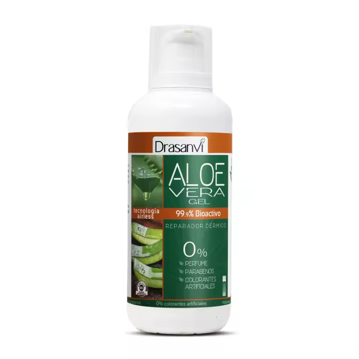 DRASANVI - Gel Aloe Vera puro con Vitamina E - Regenerador para la piel 100% natural - Hidratante y cicatrizante - 400ml - 1