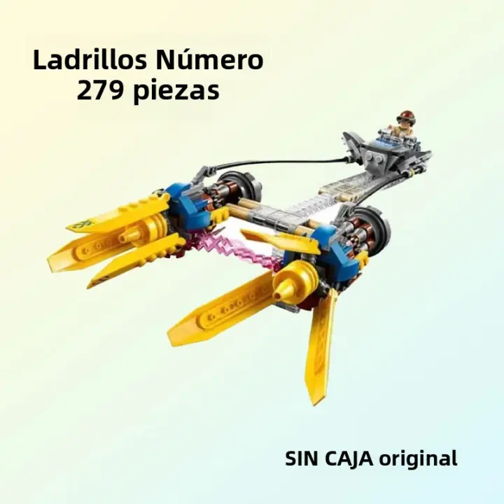 Modelo De Construcción Compatible Con Podracer 75258 Anakin's Podracer Juguetes Para Niños Bloques De Construcción Educativos 279 Piezas Regalos Para Niños - 1