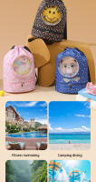 Bolsa De Baño De Natación Cartoon Gran Capacidad Para Fitness Bolsa De Lavado Separación Seco-Húmedo Almacenamiento De Ducha Portátil Para Niños - details 8