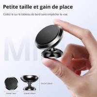 Soporte magnético portátil para coche, soporte giratorio de 360° para teléfono, accesorios para teléfono inteligente - details 3