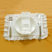 Mantelones De Encaje De Algodón Suave Para Comida Decoración De Fiesta Regalo Para Casa De Amistad Estilo Japonés Rectangular - details 1