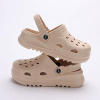 Zapatillas De Plataforma Gruesa Para Mujer Sandalias Antideslizantes De Playa Verano 2024 Moda Suela Mediana EVA Mocasines - details 5
