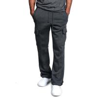 Pantalones De Cargo Para Hombre Con Bolsillos Multifuncionales Estilo Hip Hop Urbanos Pantalones Deportivos Sólidos Ajustables Para Fitness Y Calle - details 2