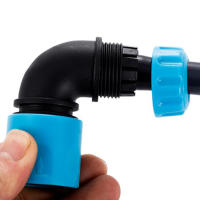 2 Pcs Conectores Rápidos De Codo 90 Grados Para Jardín Tubo De Rociador 1/2 Pulgada Adaptador De Conexión De Agua Para Riego - details 5