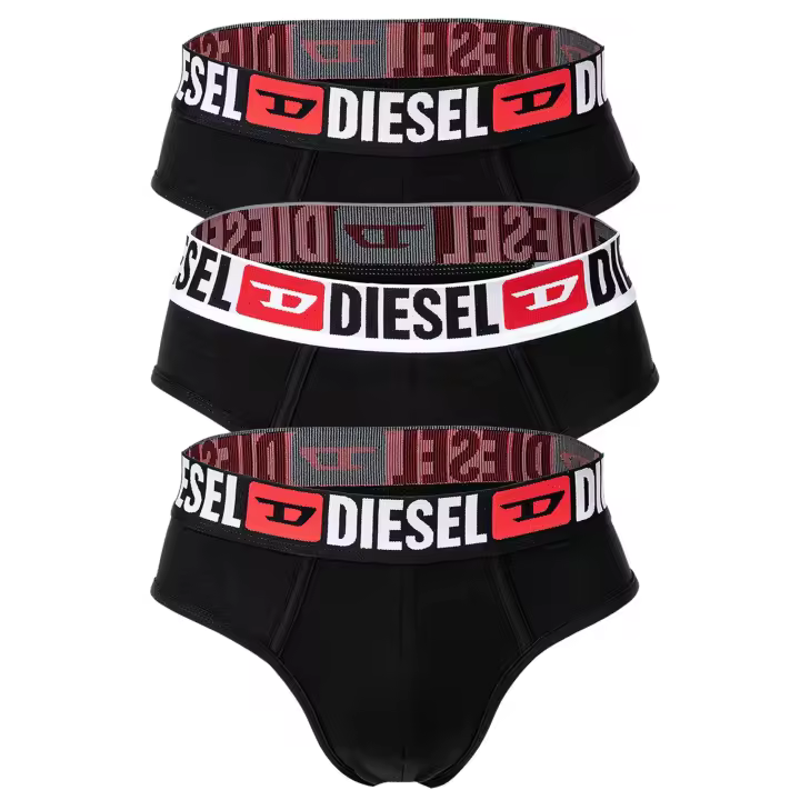 DIESEL Calzoncillos para Hombre, Paquete de 3 - UMBR-ANDRETHREEPACK, Calzoncillos, Algodón elástico, uni UMBR-ANDRETHREEPACK - 1