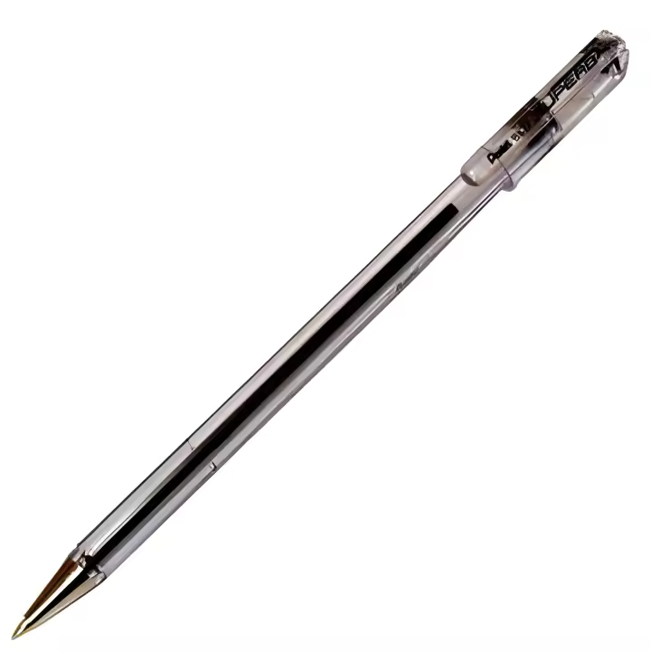 Pentel Superb Bk77 Bolígrafo Negro -12u- Tinta de Calidad - 1