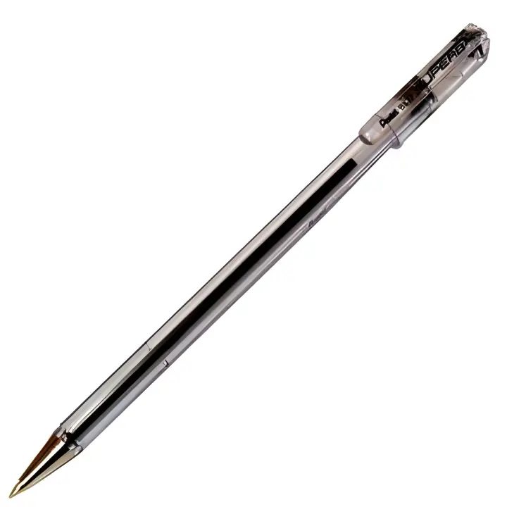 Pentel Superb Bk77 Bolígrafo Negro -12u- Tinta de Calidad - 1