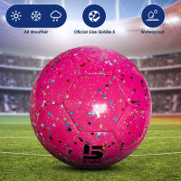 Bola De Fútbol Tradicional Tamaño 5 Para Niñas Con Amplia Gama De Aplicaciones Elasticidad Rubérica Bola De Fútbol PVC Inflable - details 7