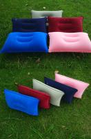 Almohada Inflable Portátil Para Viajes Y Camping Soporte De Cuello Y Espalda PVC Cómoda Para Planes Y Descanso Al Aire Libre - details 9