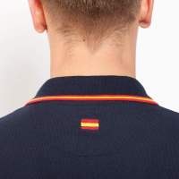 S&C - Polo España Hombre Manga Corta  - Versátil y Elegante. Colores negro, blanco y marino - details 2