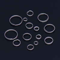 Anillos De Salto Dobles De Acero Inoxidable 30-100pcs 4 5 6 8 7 10 12mm Para Fabricación De Joyas Y Collares DIY Accesorios - details 8