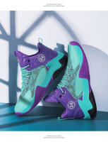 Zapatos De Baloncesto De Alta Top Para Estudiantes Antideslizantes Y Resistentes Al Desgaste Con Superficie De Malla Transpirable Para Jóvenes Deportistas - details 32