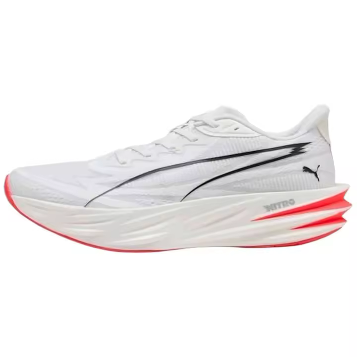 Zapatillas Puma modelo Deviate Pure Nitro en color Blanco - 1