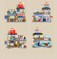 Modelo De Casa De Compras Japonesa LOZ-1231 Tienda Acuática Y De Licor Para Niños Bloques De Construcción Pequeños Compatible Con Lego ABS Sin Baterías - details 10