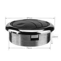 Salidas De Aire Universal A/C 2.95 Pulgadas Con Cromo 75mm Grille De Ventilación Para Aire Acondicionado Cubierta De Grille - details 17