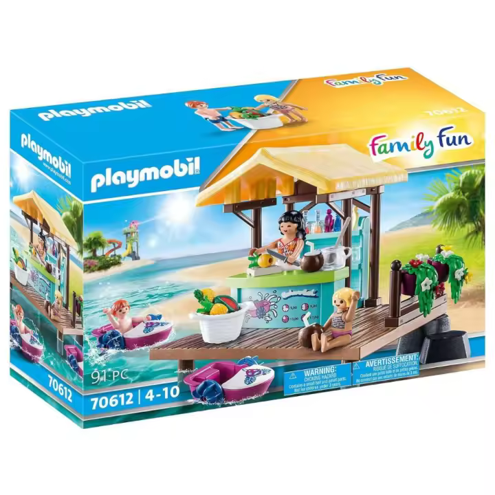 Playmobil alquiler de botes con bar (70612) Family Fun chiringuito de playa - 1