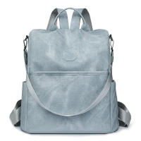 Mochila de verano para mujer, nueva, de PU, multifuncional, antirrobo, de un solo hombro, tipo mensajero, bolso de viaje - details 3