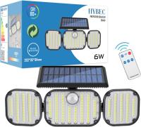 HYBEC - Focos LED Exterior Solares, Solar Lights Outdoor, Luz Solar exterior con sensor de movimiento, Luces Solares Exterior - details 0