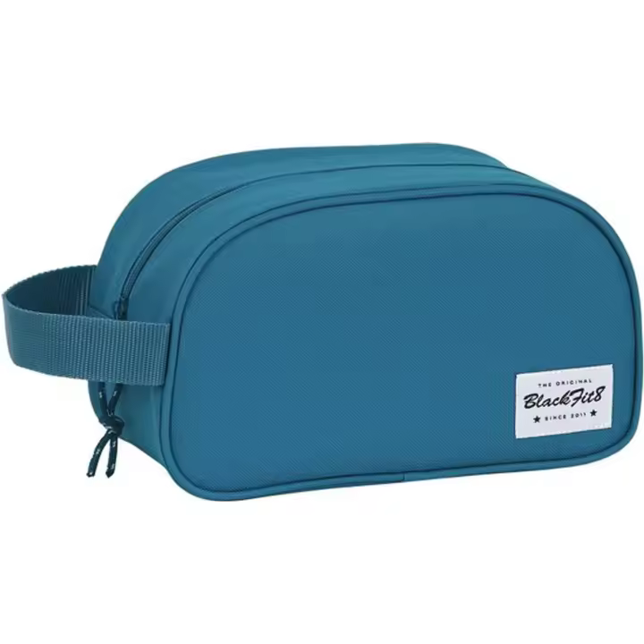 SAFTA | NECESER 1 ASA ADAPTABLE CARRO BLACKFIT8 EGEO - Neceser Licencia Oficial - Diseño Elegante - Ideal para Viajes y Uso Diario - Material Resistente - Cierre de Cremallera Seguro - 1