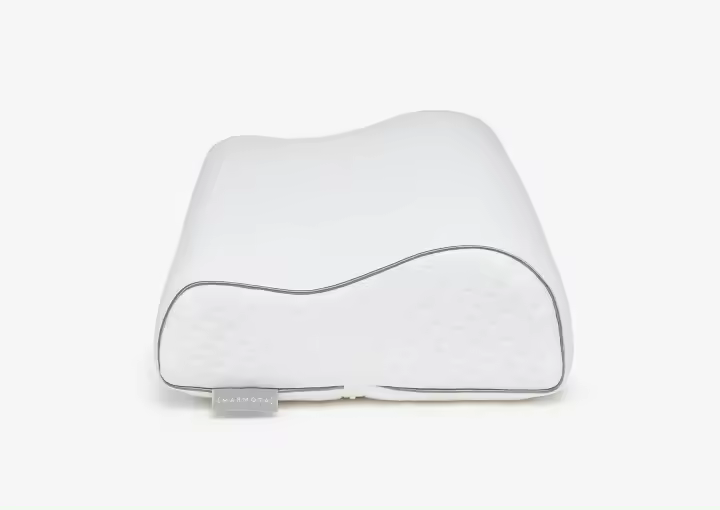 Almohada MARMOTA Cervical Smart - Almohada de Altura Ajustable, Ideal para Dormir de Lado y Boca Arriba, Firmeza intermedia (65 x 30 x 10 cm) - 1