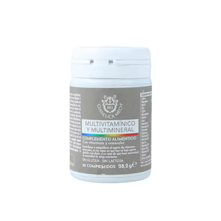 Multivitamínico y multimineral 30 comprimidos  Gianluca Mech - 1