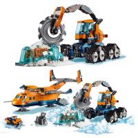 Bloques De Construcción Compatible MOC Sets City Series Avión De Suministro Arctico Y Carro Rascacielos Para Niños Juguetes De Regalo - details 1