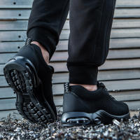 Zapatos De Seguridad Con Suela De Goma Para Hombres Y Mujeres Antipinchazos Transpirables Con Punta De Acero Protección Superior Al Tobillo - details 6