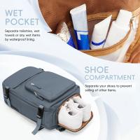 Mochila de viaje para hombre y mujer, morral de equipaje de mano, resistente al agua, ideal para ordenador portátil de Negocios, Universidad, Ryanair - details 10