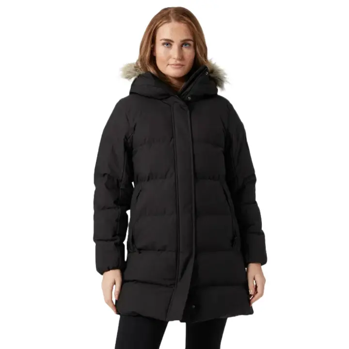 Cazadora Parka Acolchada Negra Helly Hansen Blossom Aislante y Cálida - 1