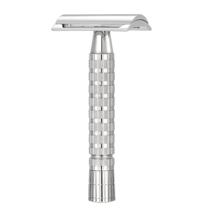 Afeitadora Manual De Acero Inoxidable 316L Para Hombres Cuchilla Doble Borde Portátil Con Mango Desmontable (Sin Hoja) - 1