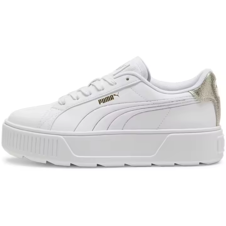 Zapatillas Puma Karmen Metallic Shine para mujer en color blanco - 1
