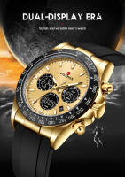Reloj De Pulsera LIGE Top Brand Luxury FOXBOX Para Hombre Con Calendario Fecha Doble Mostrador Digital Luz Resistente Al Choque Reloj De Mano Luminoso Resistente Al Agua - details 0